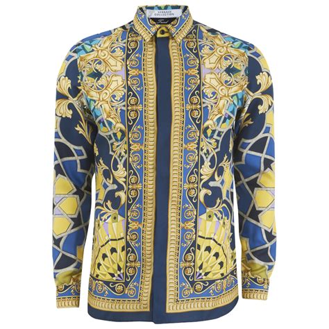 fashion nova versace shirt|Versace blue blouse.